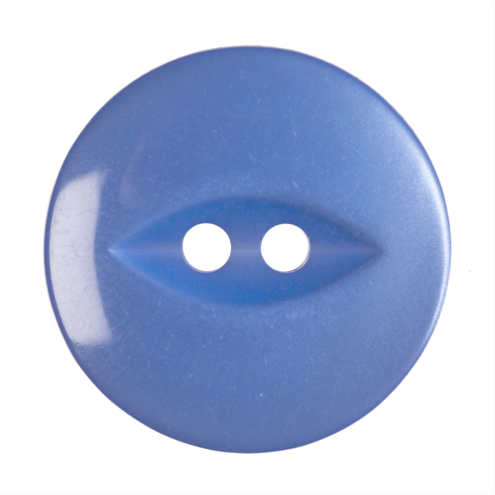 Milward Parelmoer Knoop Blauw 16mm (6 stuks) (2)
