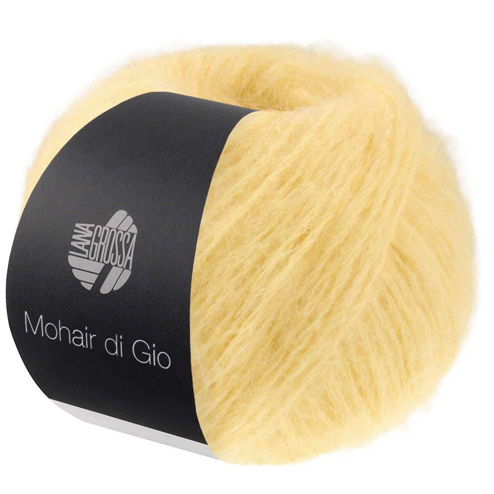 Lana Grossa Mohair Di Gio 019 Vanille - bol garen in de kleur Vanille