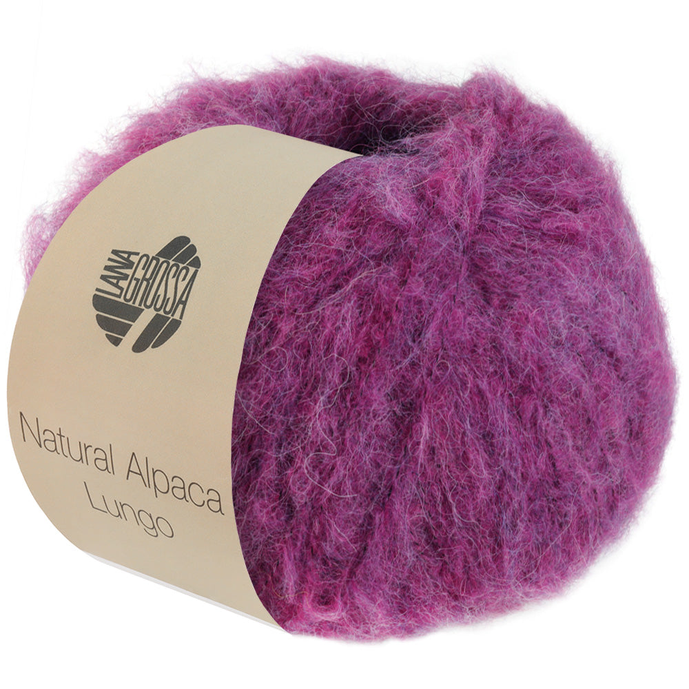 Lana Grossa Natural Alpaca Lungo 013 Rood Violet