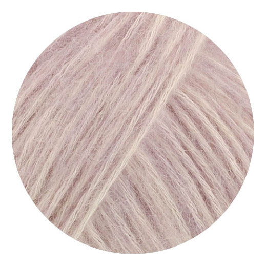 Lana Grossa Pelo Cashmere 007 Lila/Gebroken wit
