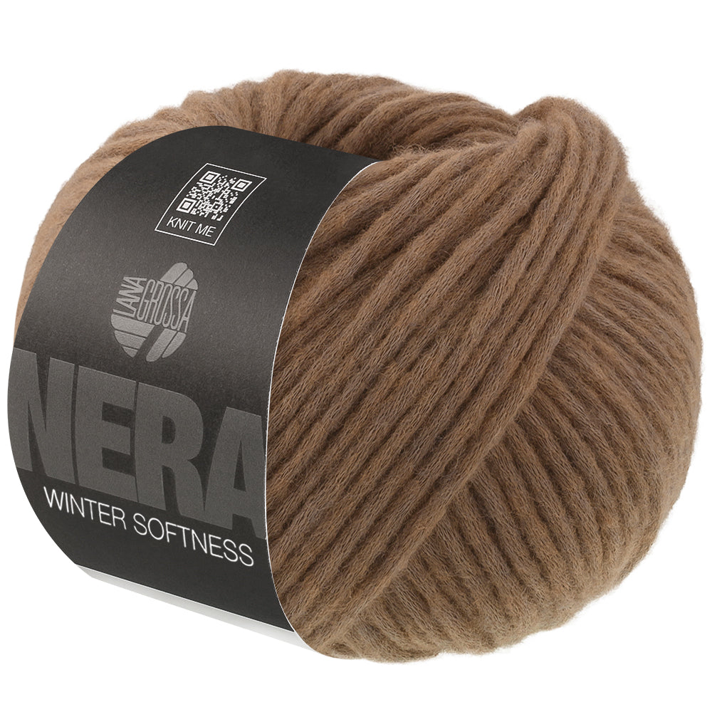 Lana Grossa Winter Softness 028 Taupe - bol zacht merino-katoengaren in de kleur Taupe