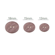 PPY Knopenset Parelmoer Chocolade 5 Stuks 15 mm