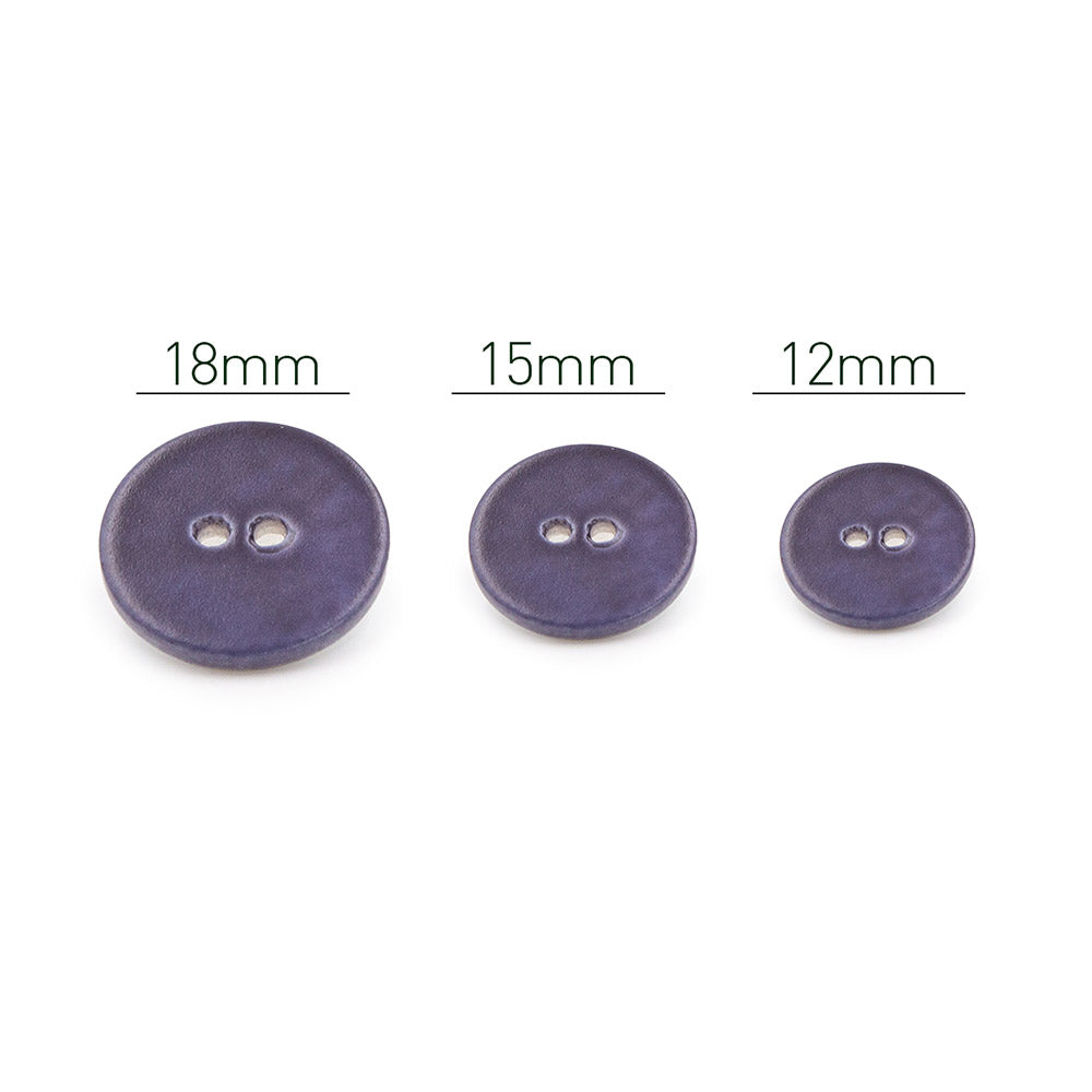 PPY Knopenset Parelmoer Marine 5 Stuks 15 mm