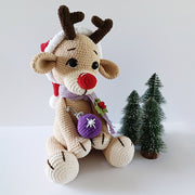 Kerstknuffel Roxy Chunky Chenille Haakpakket - Inclusief Patroon