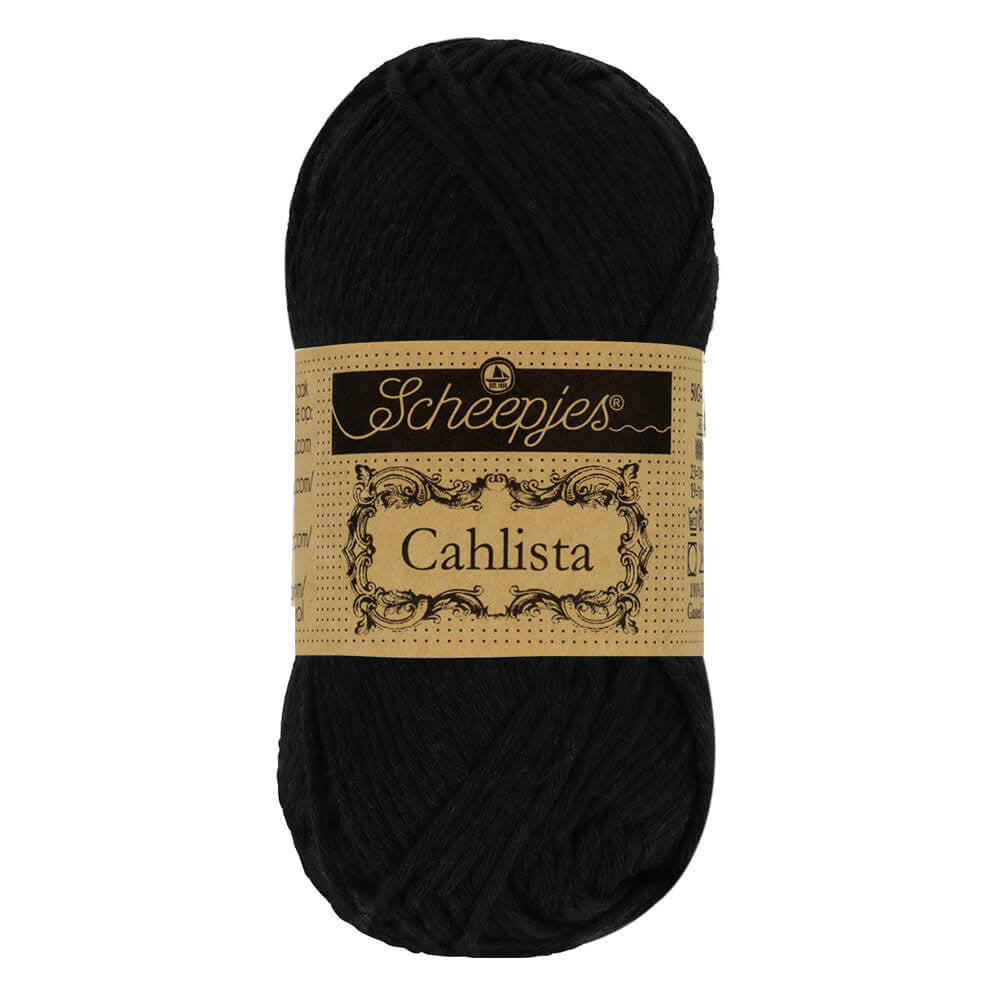 Scheepjes Cahlista 110 Jet Black
