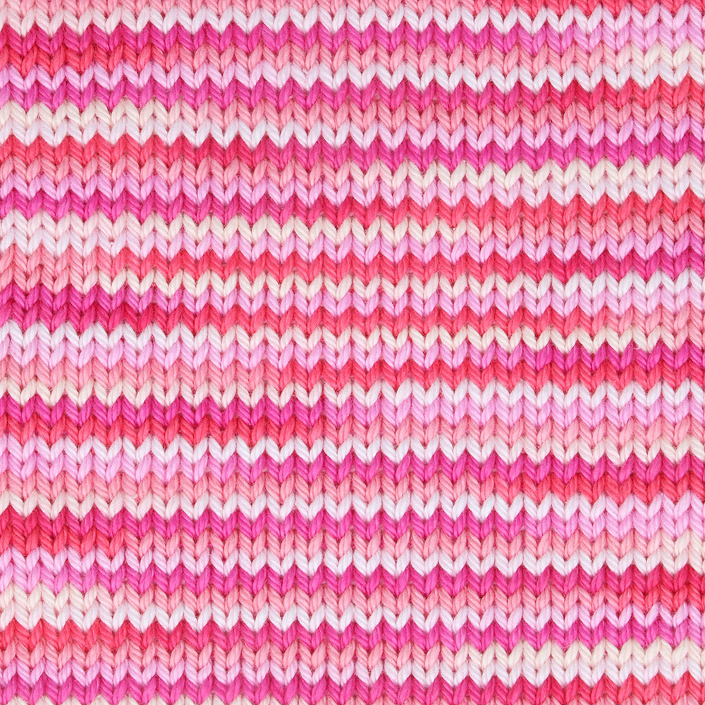 Gauge swatch — gemaakt met Scheepjes Catona Chroma