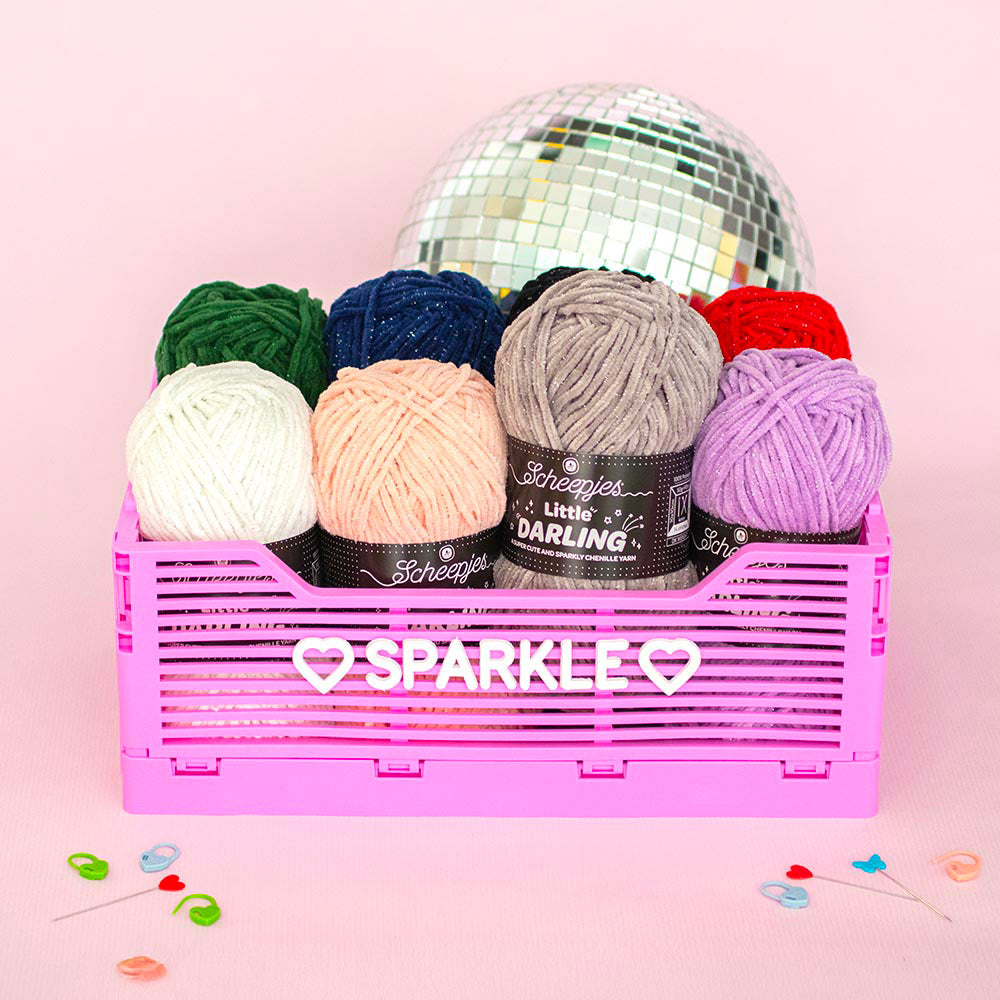 Scheepjes Little Darling Sparkle 427S Cherry Sparkle (2)