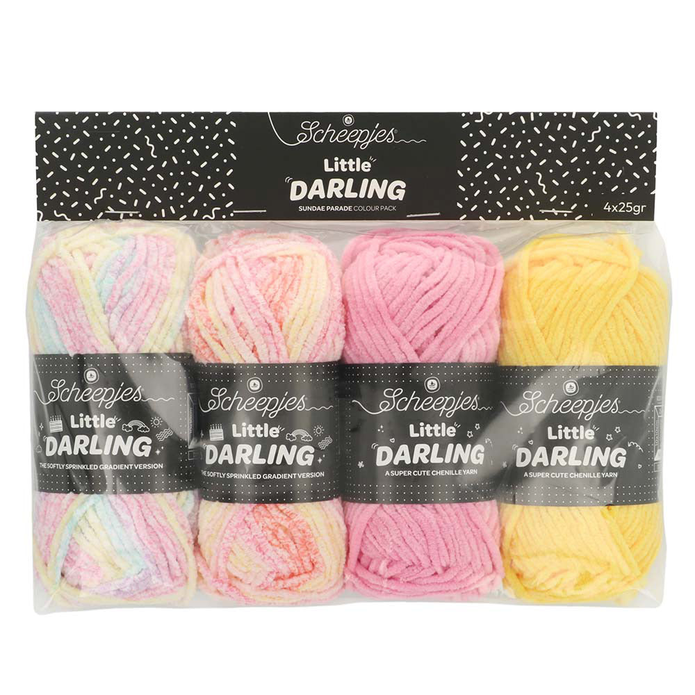 Scheepjes Little Darling Sprinkled Gradient 4x25g Sun.
