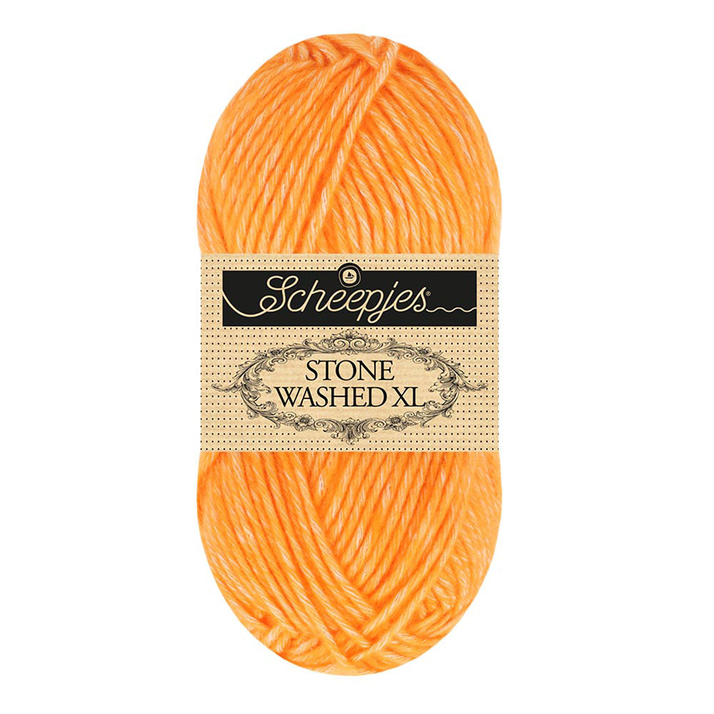 Scheepjes Stone Washed XL 882 Orange Calcite