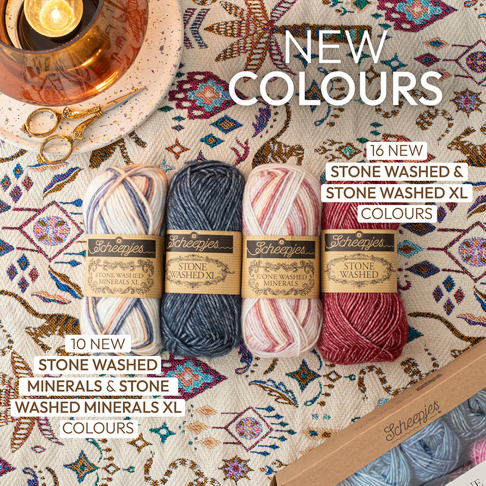 Sw nc launch jan minerals — gemaakt met Scheepjes Stone Washed XL Minerals