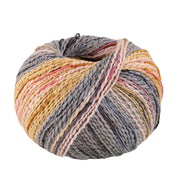 Lana Grossa Torto 010 Grijs/Ros/Pastelgeel/Roze/Antraciet/Oker