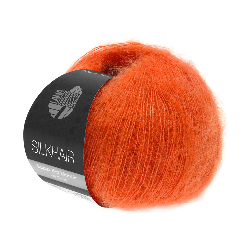 Lana Grossa Silkhair 136 Donker Oranje