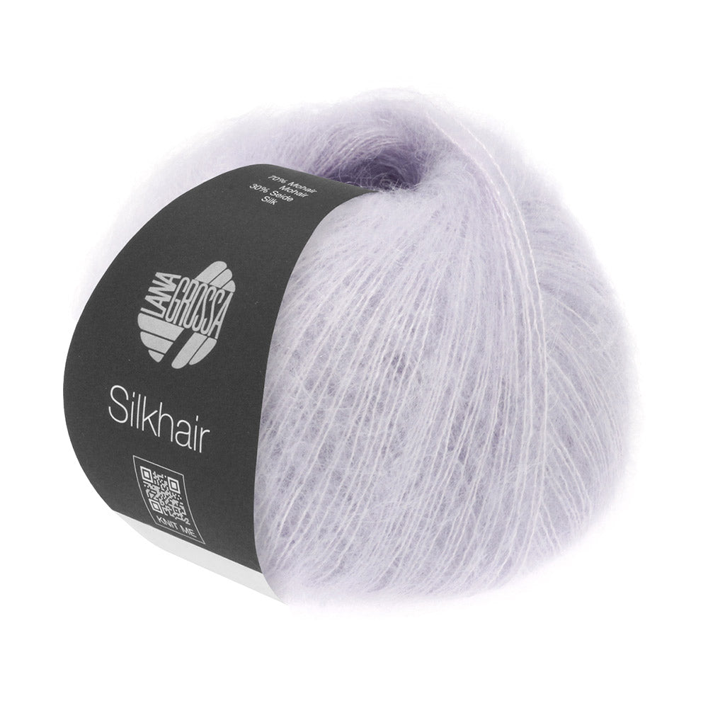 Lana Grossa Silkhair 152 Grijs Paars
