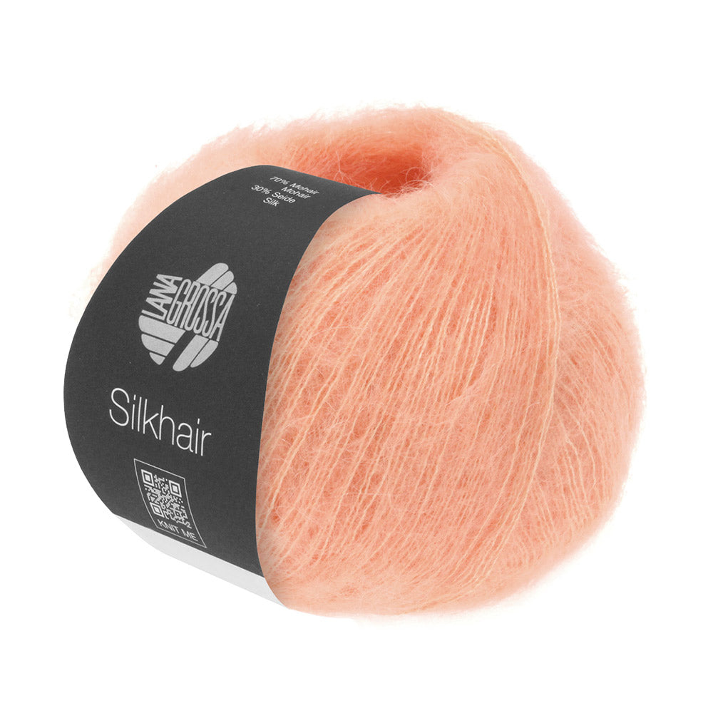 Lana Grossa Silkhair 199 Abrikoos - bol luxe mohair- en zijdegaren in de gekozen kleur