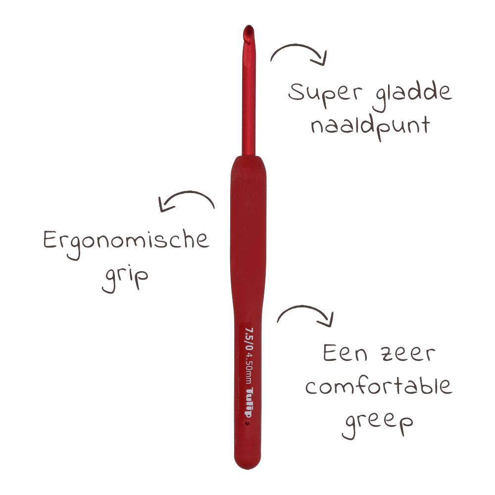 Tekstnl — gemaakt met Tulip Etimo Red Haaknaald 2.50mm