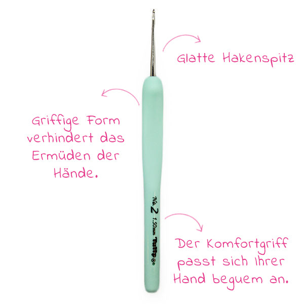 Sucre de — gemaakt met Tulip Sucre Bead Softgrip Haaknaald 0.90mm