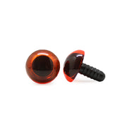 Veiligheidsogen Transparant Oranje 14 mm per paar