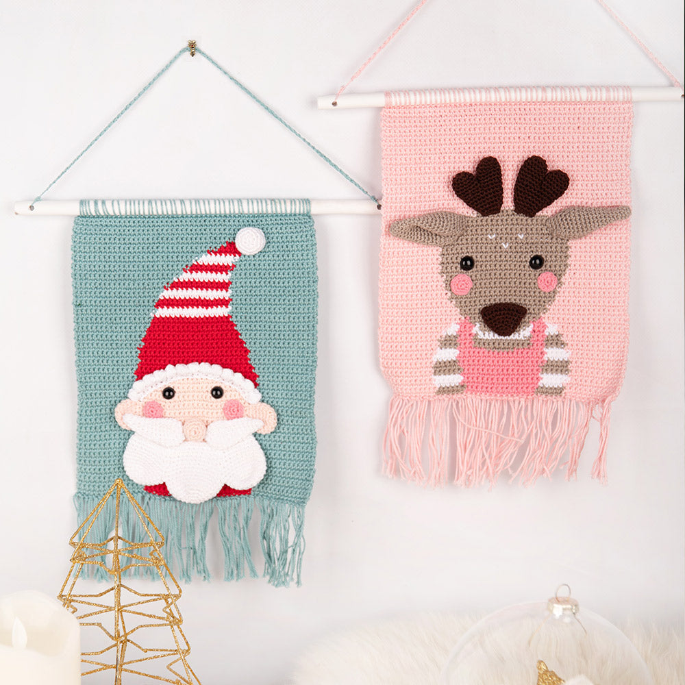 Mrs Milly - Kerst Wandhanger Haakpakket