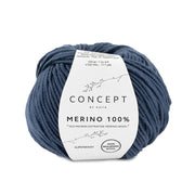 Katia Merino 100% 053 Blauw