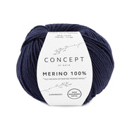 Katia Merino 100% 005 Donker blauw
