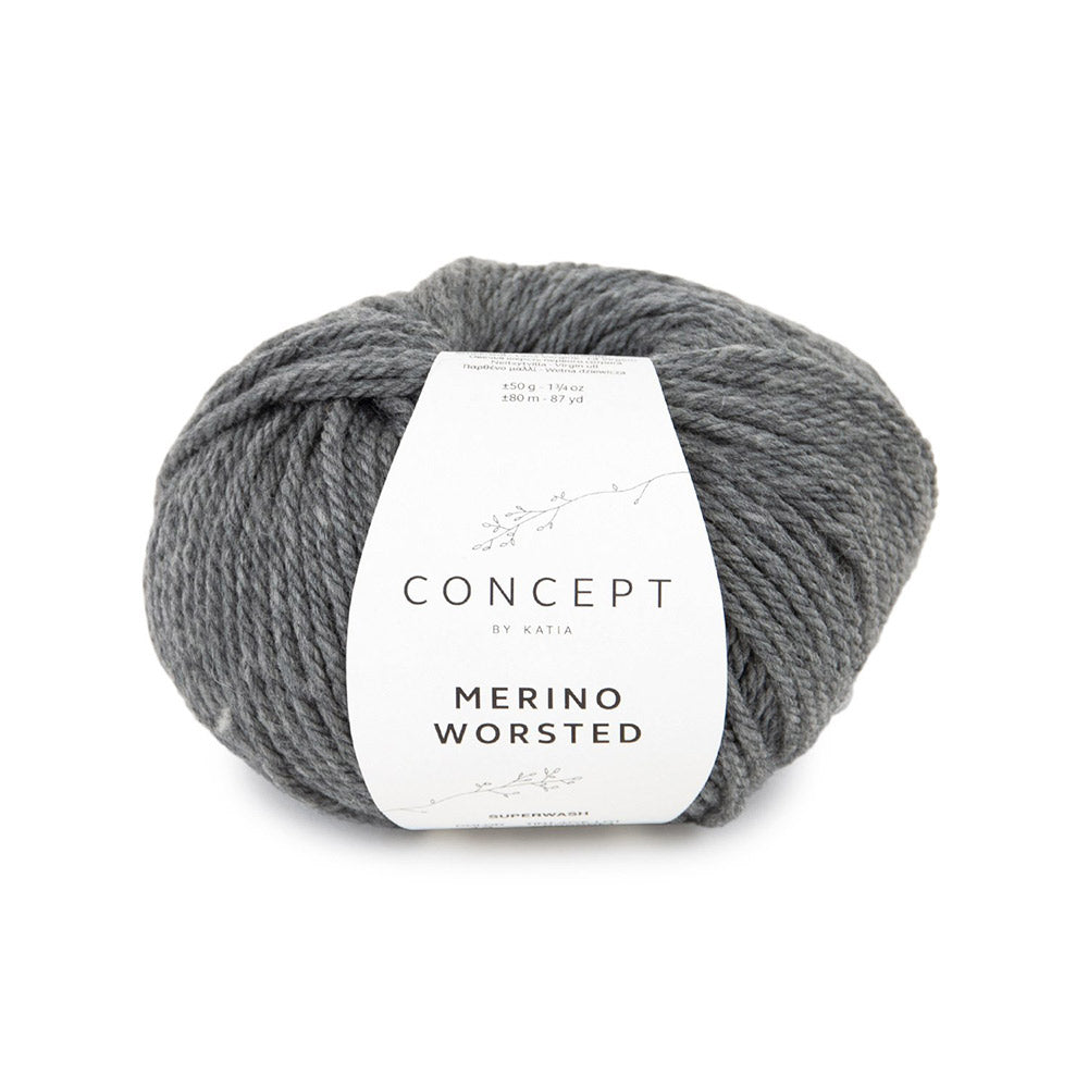 Katia Merino Worsted 013 Licht grijs