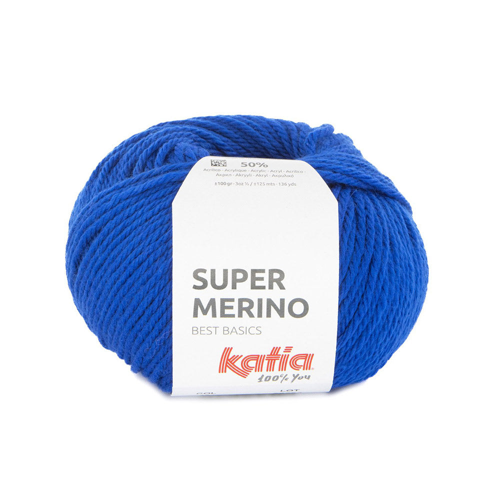 Katia Super Merino 45 Azul Ultramar