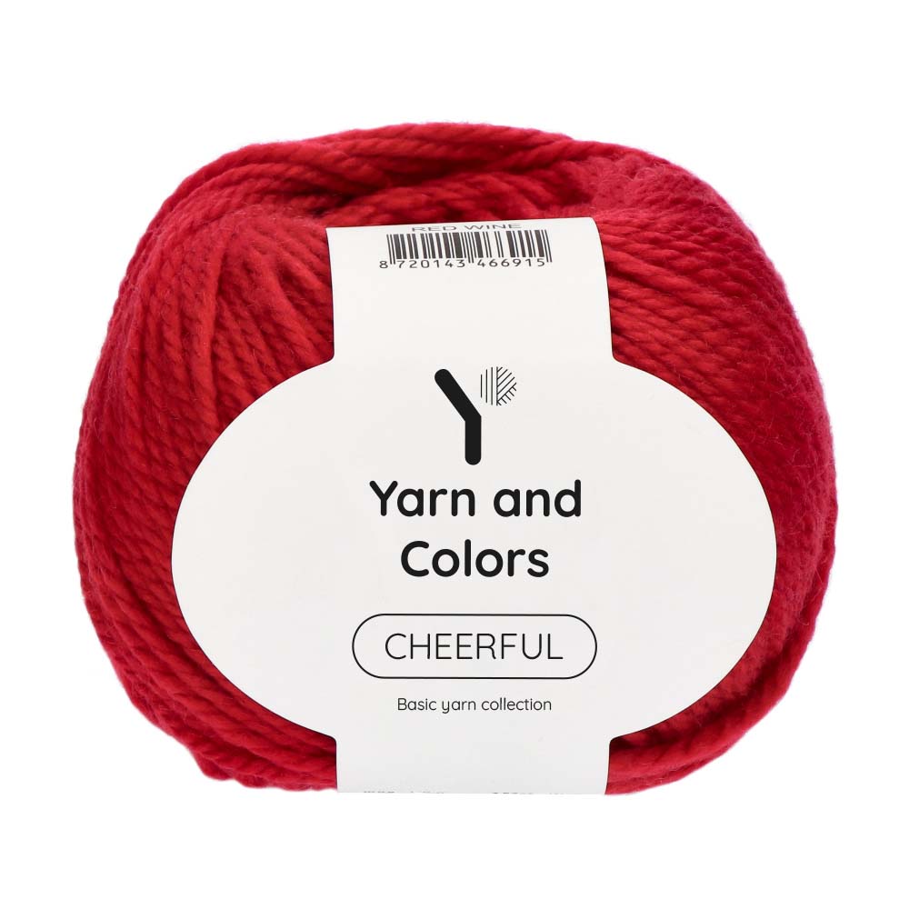 Yarn and Colors Cheerful 030 Red Wine
