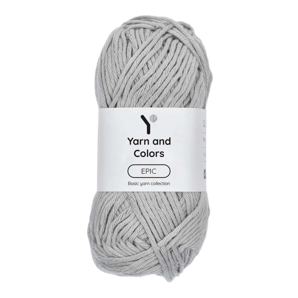 Yarn and Colors Epic 095 Soft Grey