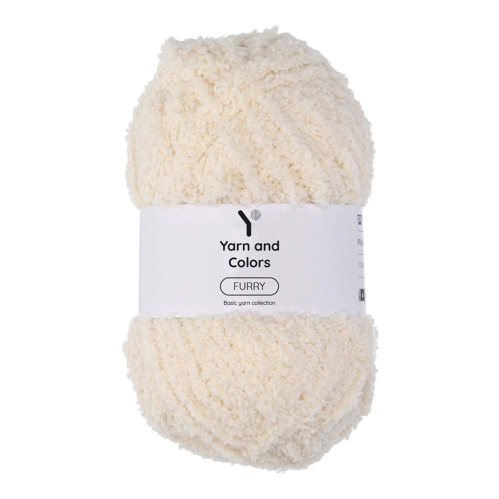 Yarn and Colors Furry 002 Cream