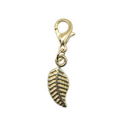 Yarn and Colors Leaf Charm 089 Gold