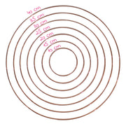 Yarn and Colors Rosé Metalen Ring 20 cm