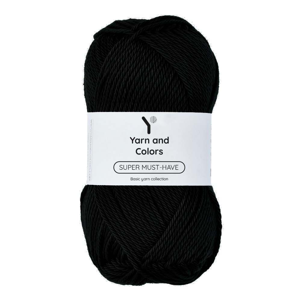 Yarn and Colors Super Must-have 100 Black
