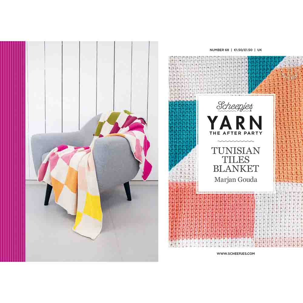 YARN The After Party nr.68 Tunisian Tiles Blanket UK