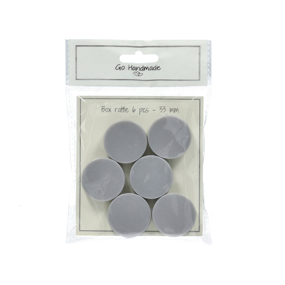 Go Handmade Doos Rammelaar Ø 33 mm (6 stuks)
