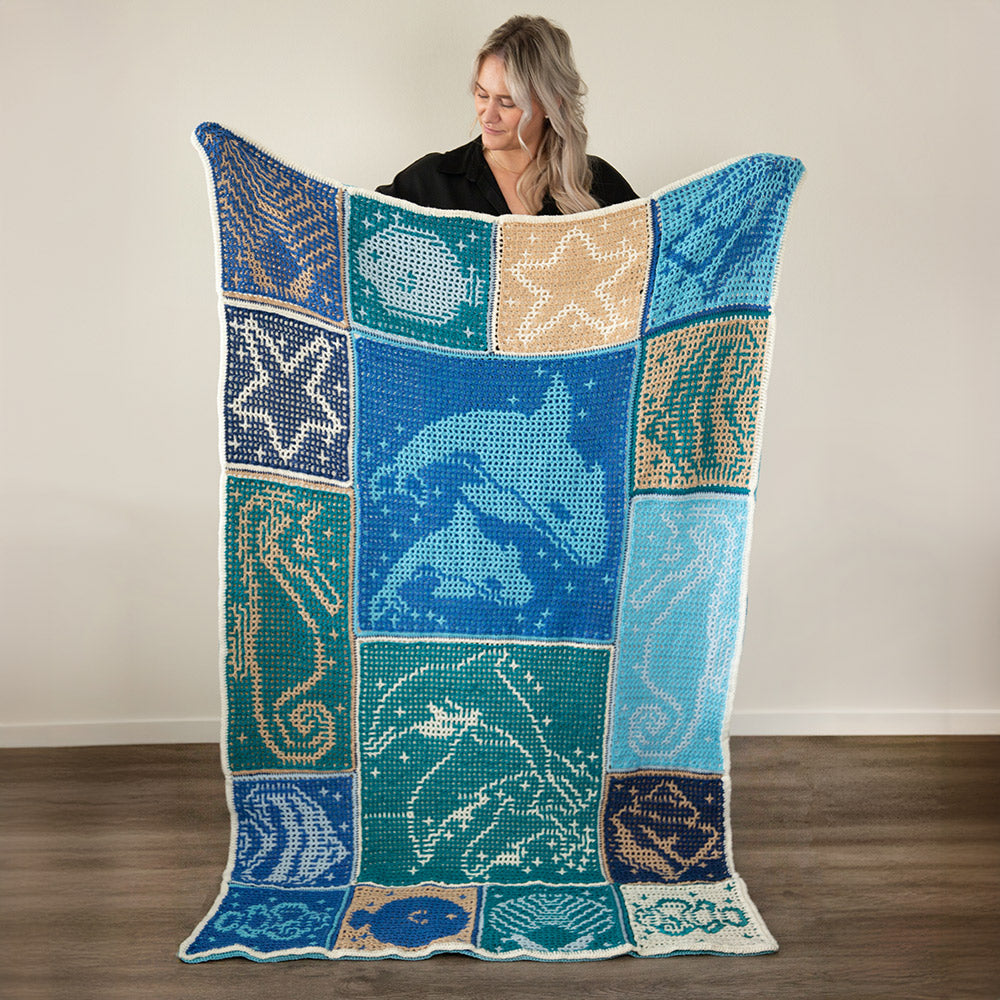 Seaworld- AdO Crochet -  Haakpakket - Inclusief Patroon Mozaïek 6