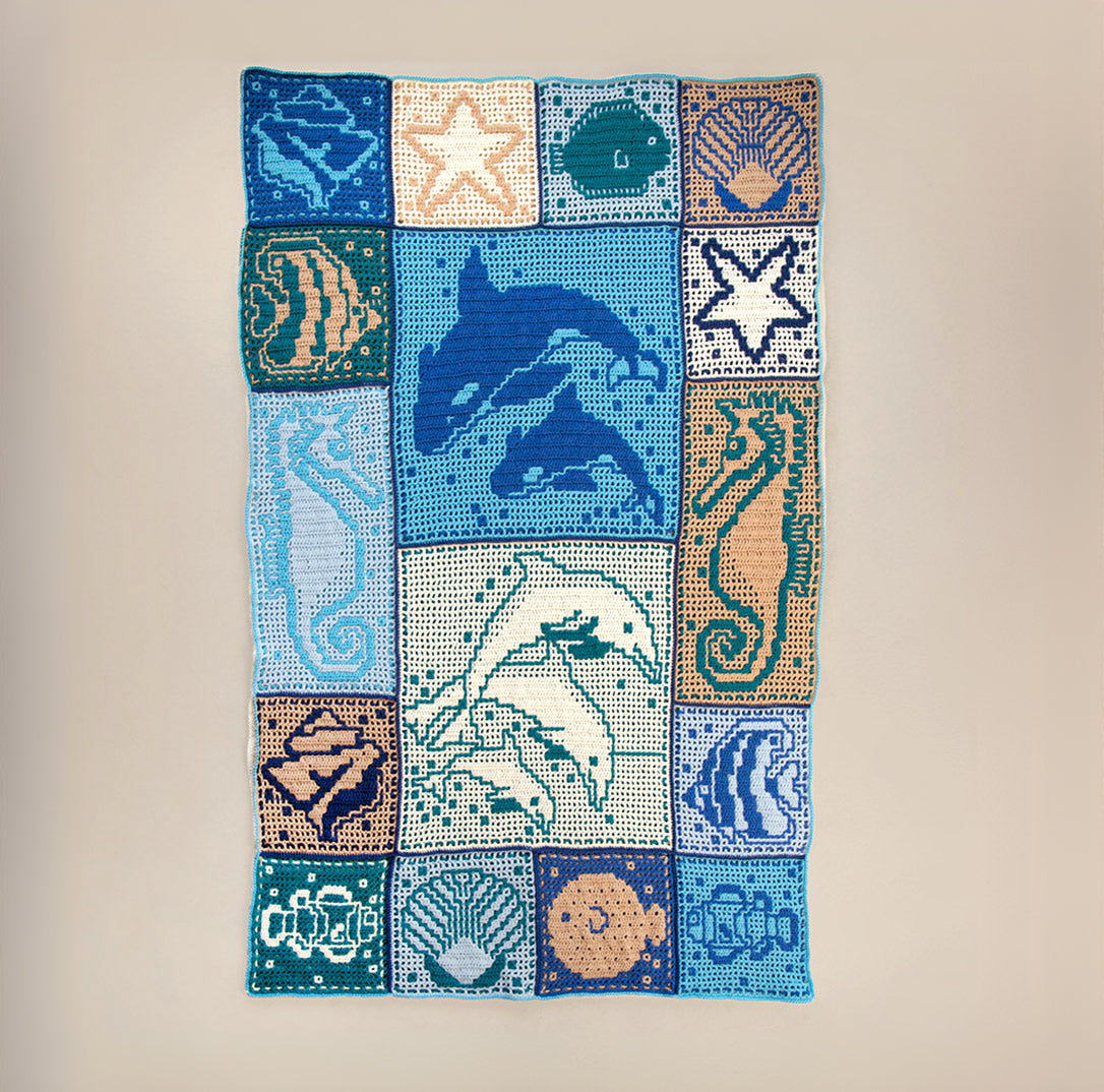 Seaworld- AdO Crochet -  Haakpakket - Inclusief Patroon Mozaïek 7