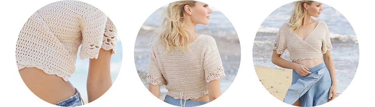 beach ballet crop top haakpatroon