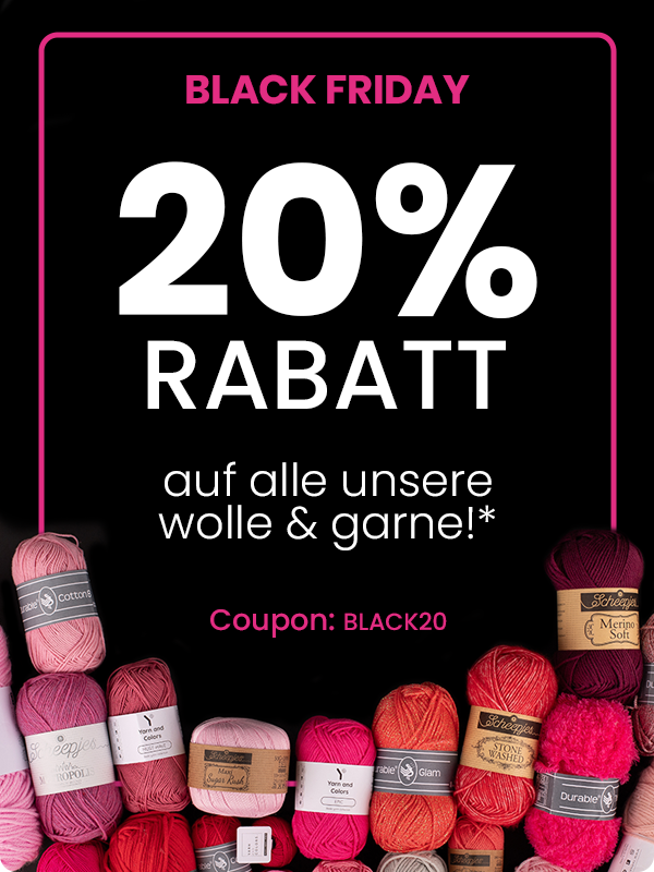 Black Friday bei Wollplatz | Stapelgeschenke ab 30 Euro | Garn Angebote