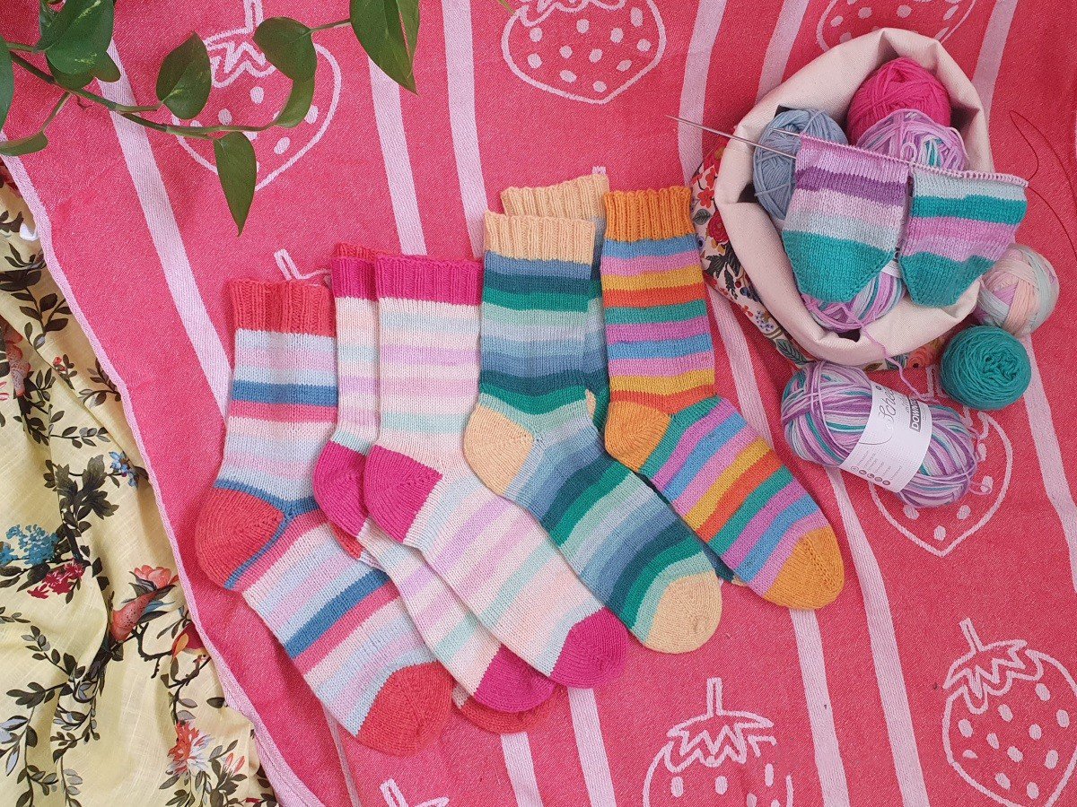 scheepjes sommer sock-a-long socken