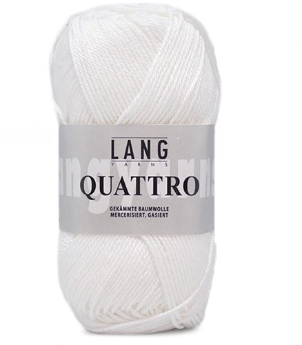 Lang Yarns Quattro 001 White