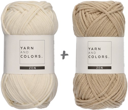 Yarn and Colors Basic Blanket Haakpakket 009 Limestone-2