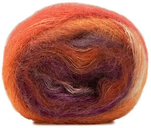 Rico Essentials Super Kid Mohair Loves Silk Print 005 Fire