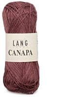 Lang Yarns Canapa 63 Dark Red