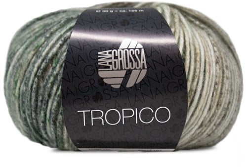 Lana Grossa Tropico 006 Nature / Brown / Green / Khaki / Yellow
