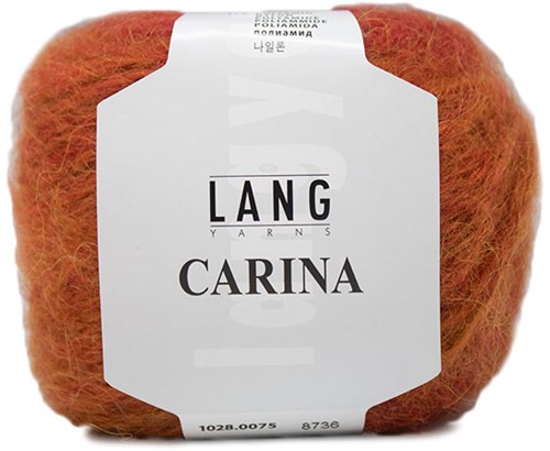 Lang Yarns Carina 075 Orange-Red
