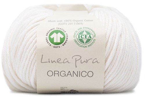 Lana Grossa Organico Uni 007 White