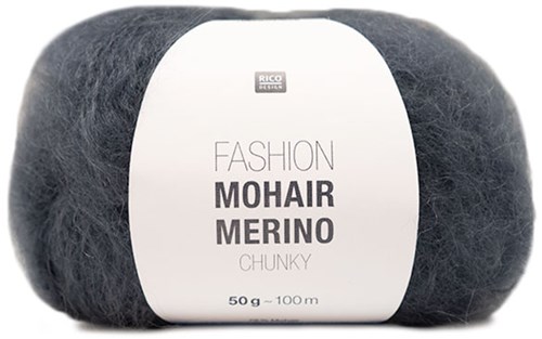 Rico Fashion Mohair Merino Chunky 007 Blue
