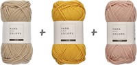 Yarn and Colors Sunset Stripes Pullover Haakpakket 1 Mustard L-2