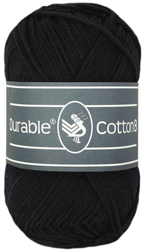 Durable Cotton 8 325 Black