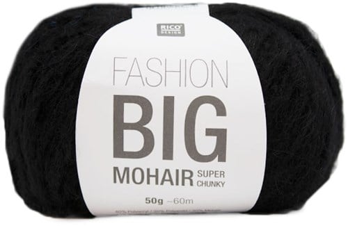 Rico Fashion Big Mohair 10 Black